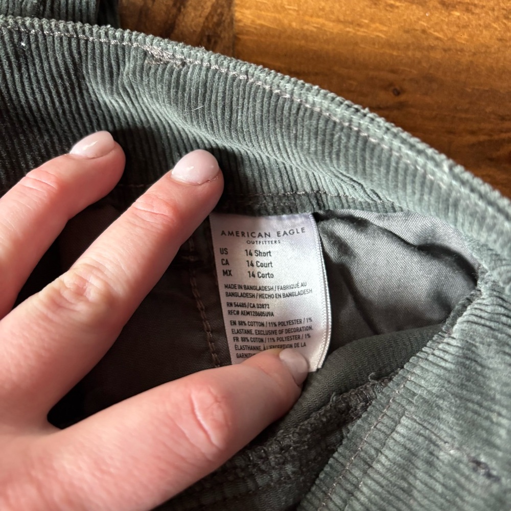 American Eagle Hi-Rise Flare Corduroy Pants - Picture 10 of 10
